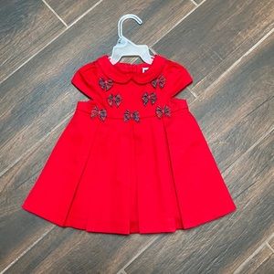 🎀 Janie and Jack Red Plaid Bow 2018 Winter Holiday Dress
